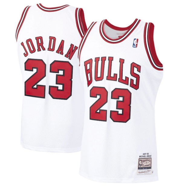 Jersey Swingman Chicago Bulls Mitchell & Ness Hardwood Classics 1997/98 White