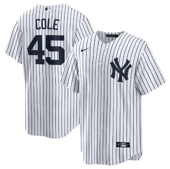 MLB New York Yankees Jersey White Fan