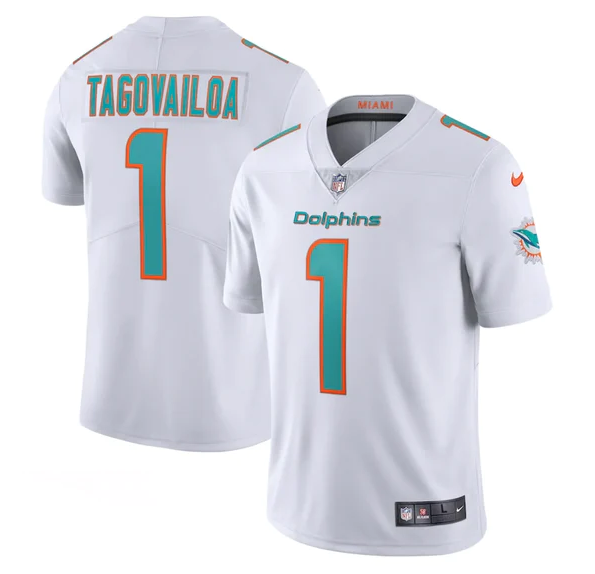 NFL Miami Dolphins Vapor Limited Jersey White