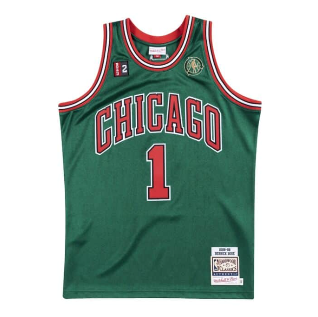 Jersey Authentic Alternate Chicago Bulls Derrick Rose 2008/09