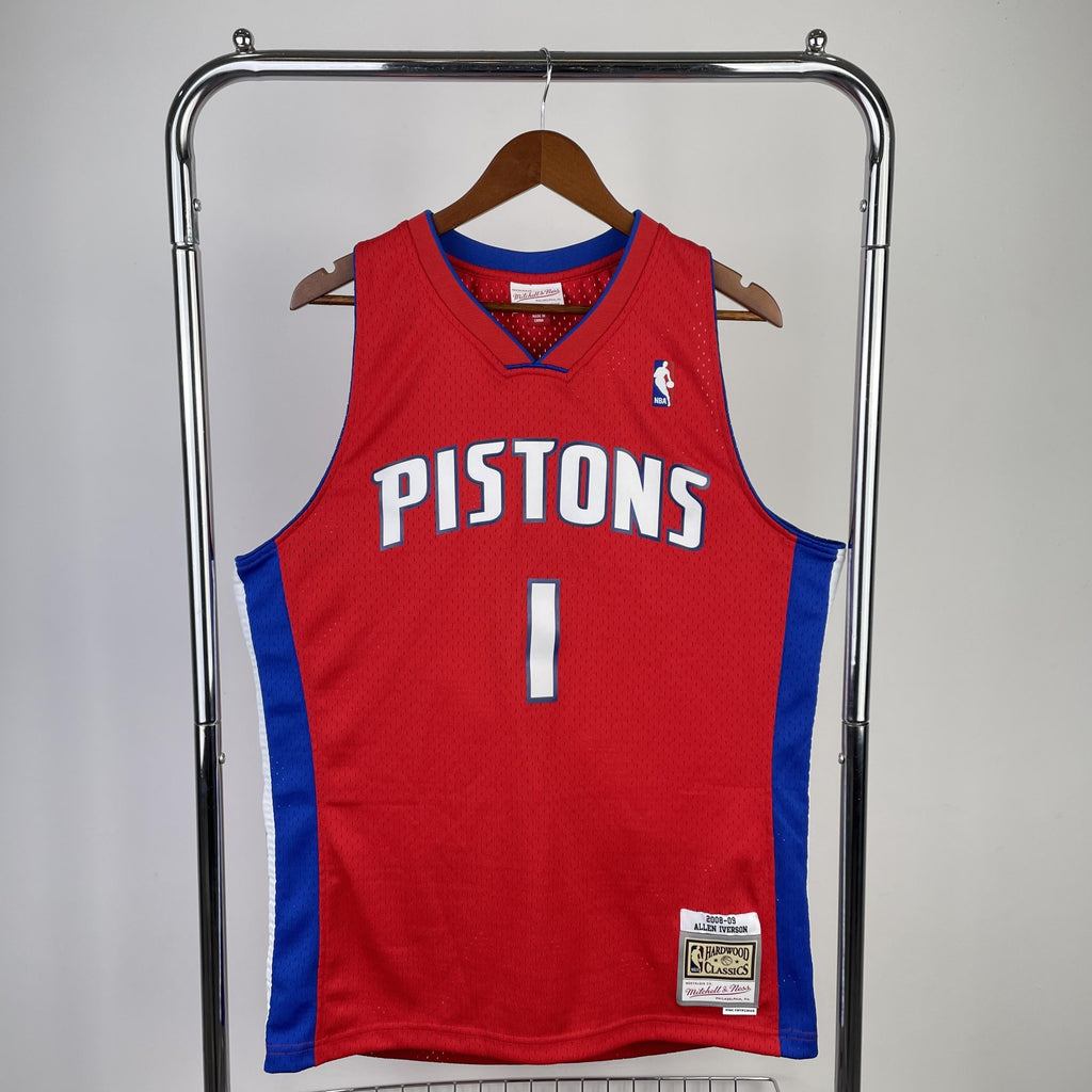 Jersey Swingman Detroit Pistons Mitchell & Ness Hardwood Classics 2008/09