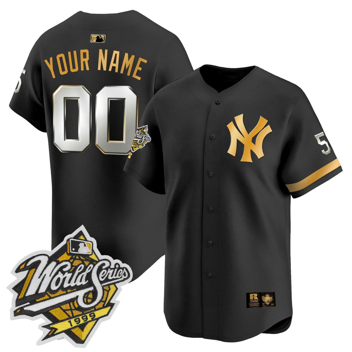 MLB 1999 Throwback Joe DiMaggio Patch Vapor Premier Limited Jersey