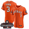 MLB 2023 Champions Orange White Jersey