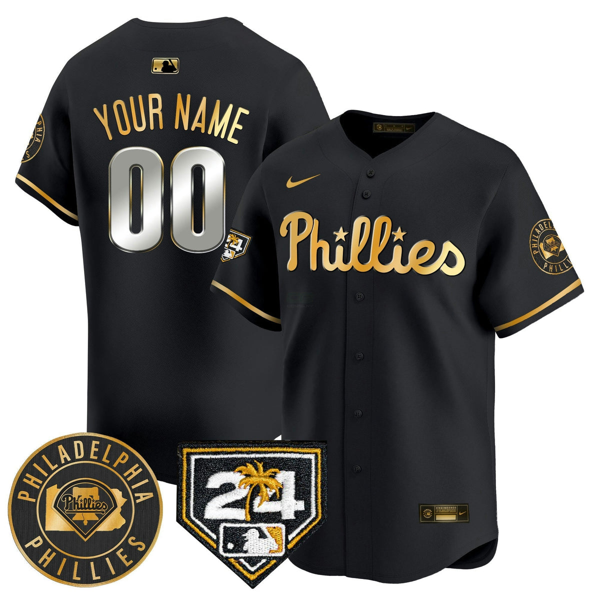 MLB 2024 Spring Training Patch Vapor Premier Limited Jersey V2