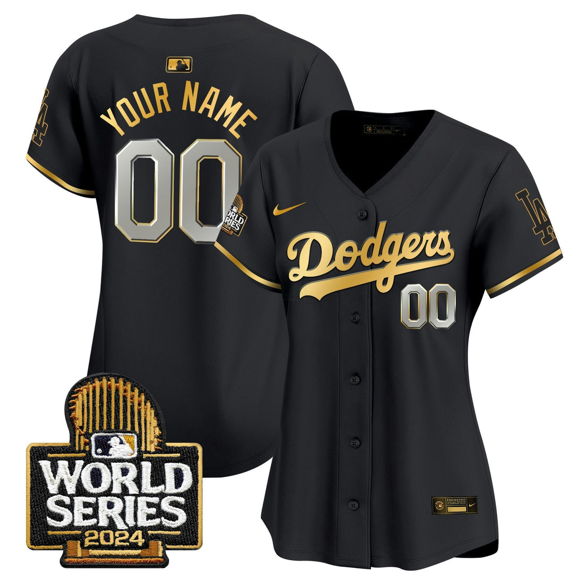 MLB 2024 World Series Gold Trim Vapor Premier Limited Jersey