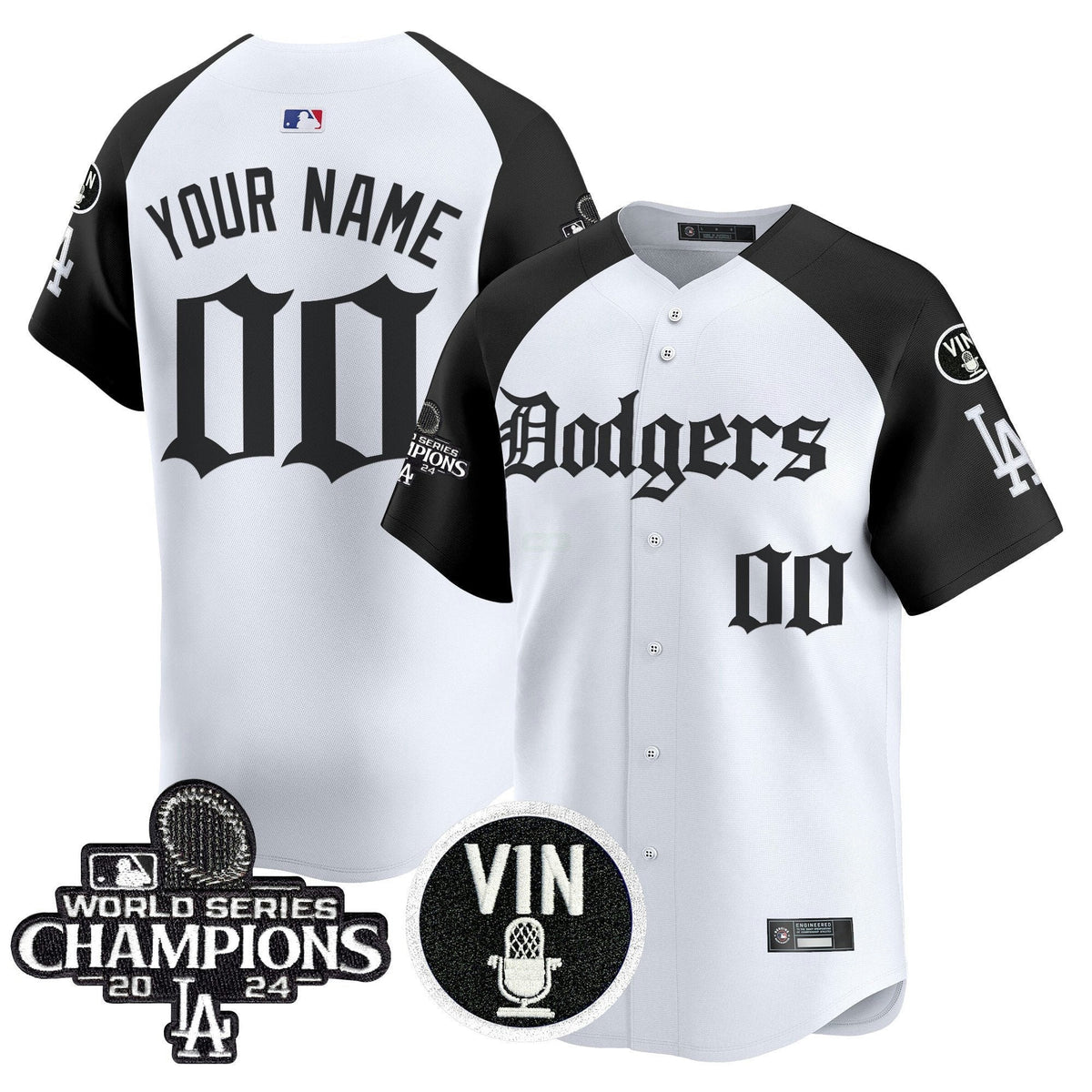MLB 2025 LA Gothic Style Vapor Premier Limited Jersey V2