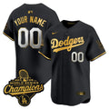 MLB 2025 World Series Champions Patch Gold Trim Vapor Premier Limited Jersey
