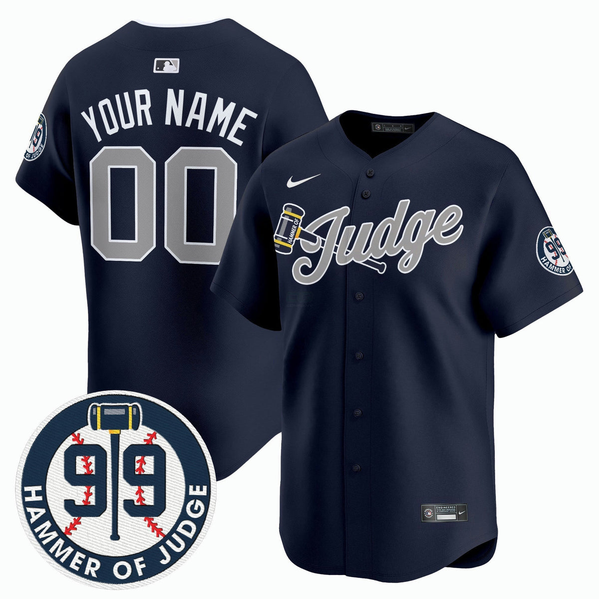 MLB Aaron Judge The Hammer Vapor Premier Limited Jersey - Custom