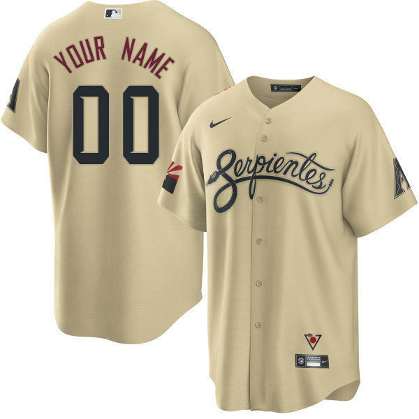 MLB Arizona City Connect Serpientes Jersey - Sand