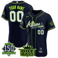 MLB Atlanta Atliens 150th Anniversary Patch Flex Base Jersey
