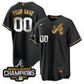 MLB Atlanta Champions City Connect Gold Jersey