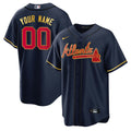 MLB Atlanta Gold Trim Jersey