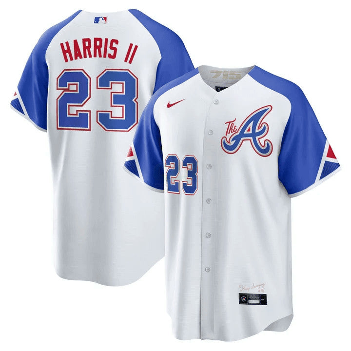 MLB Atlanta Michael Harris II 2023 City Connect Jersey