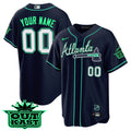 MLB Atlanta Outkast Cool Base Jersey V3 – Galaxy Version – Stitched