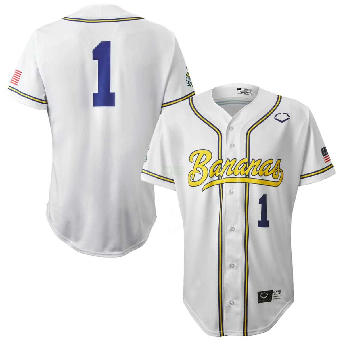 MLB Bananas White Jersey - White