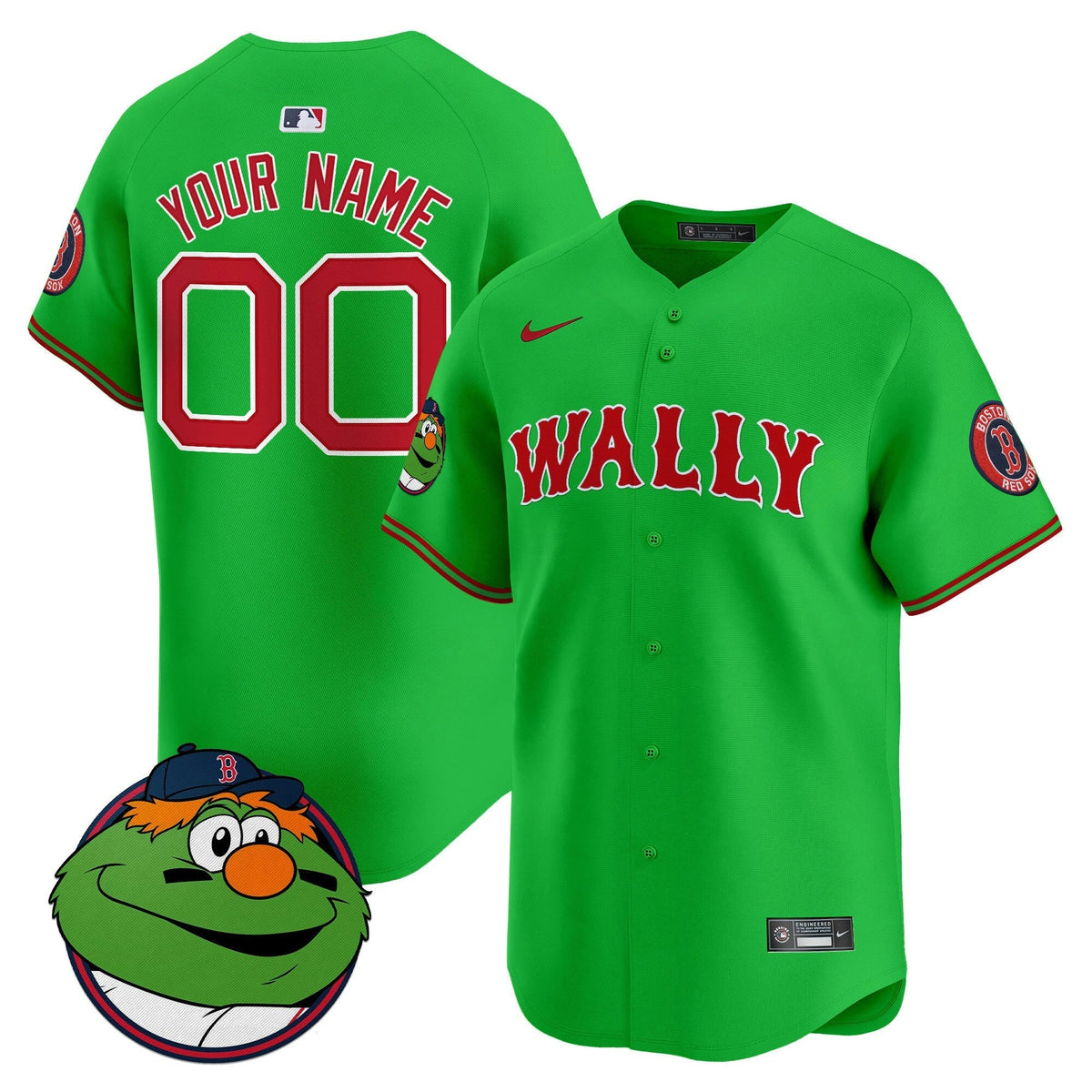 MLB Boston Wally Vapor Premier Limited Jersey