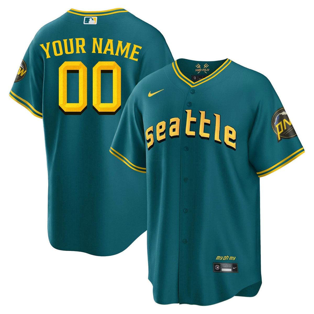 MLB Seattle Mariners CC Fan Made Jersey