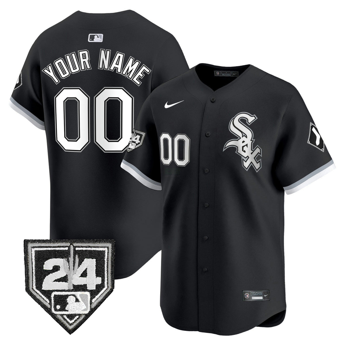 MLB Chicago White Sox Chicago 2024 Spring Training Patch Vapor Premier Limited Jersey