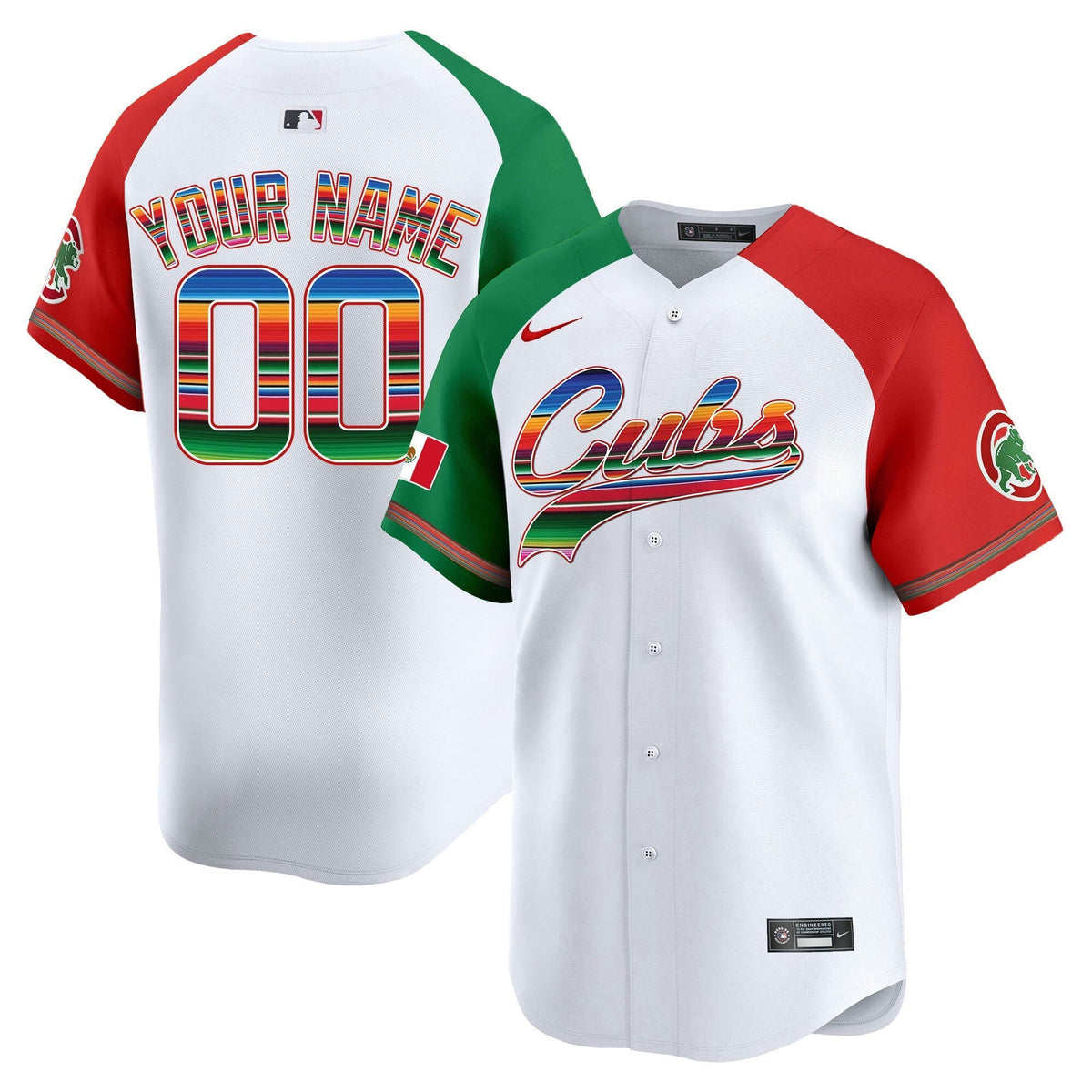 MLB Chicago Cubs Chicago Mexico Vapor Premier Limited Jersey V2