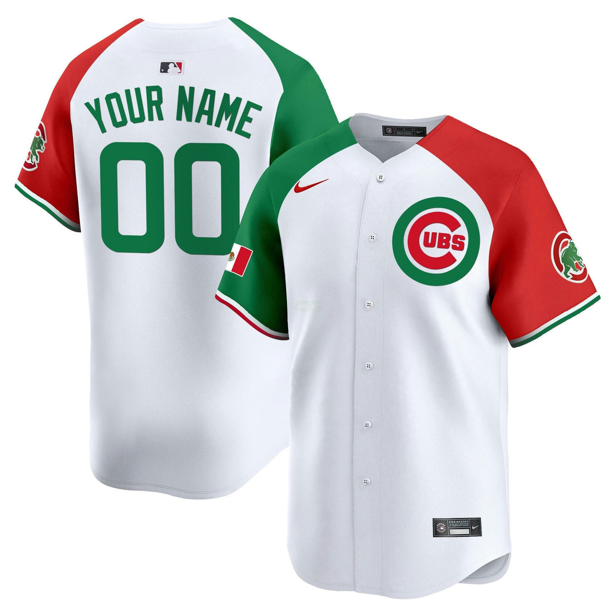 MLB Chicago Cubs Chicago Mexico Vapor Premier Limited Jersey V3