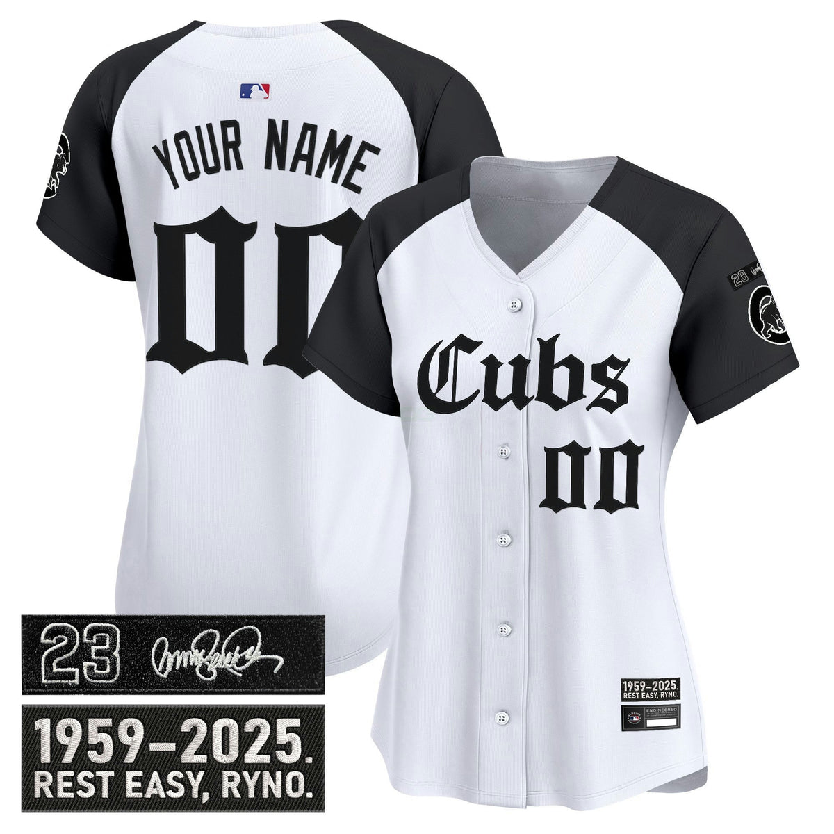 MLB Chicago ‘Ryne Sandberg Tribute’ Vapor Premier Limited Jersey – Gothic Edition