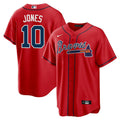 MLB Chipper Jones Atlanta Red Jersey - Red