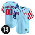 MLB Cincinnati 2025 Independence Day Vapor Premier Limited Jersey – Pete Rose Patch