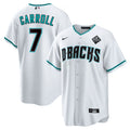 MLB Corbin Carroll Arizona 2023 World Series Patch Jersey – White
