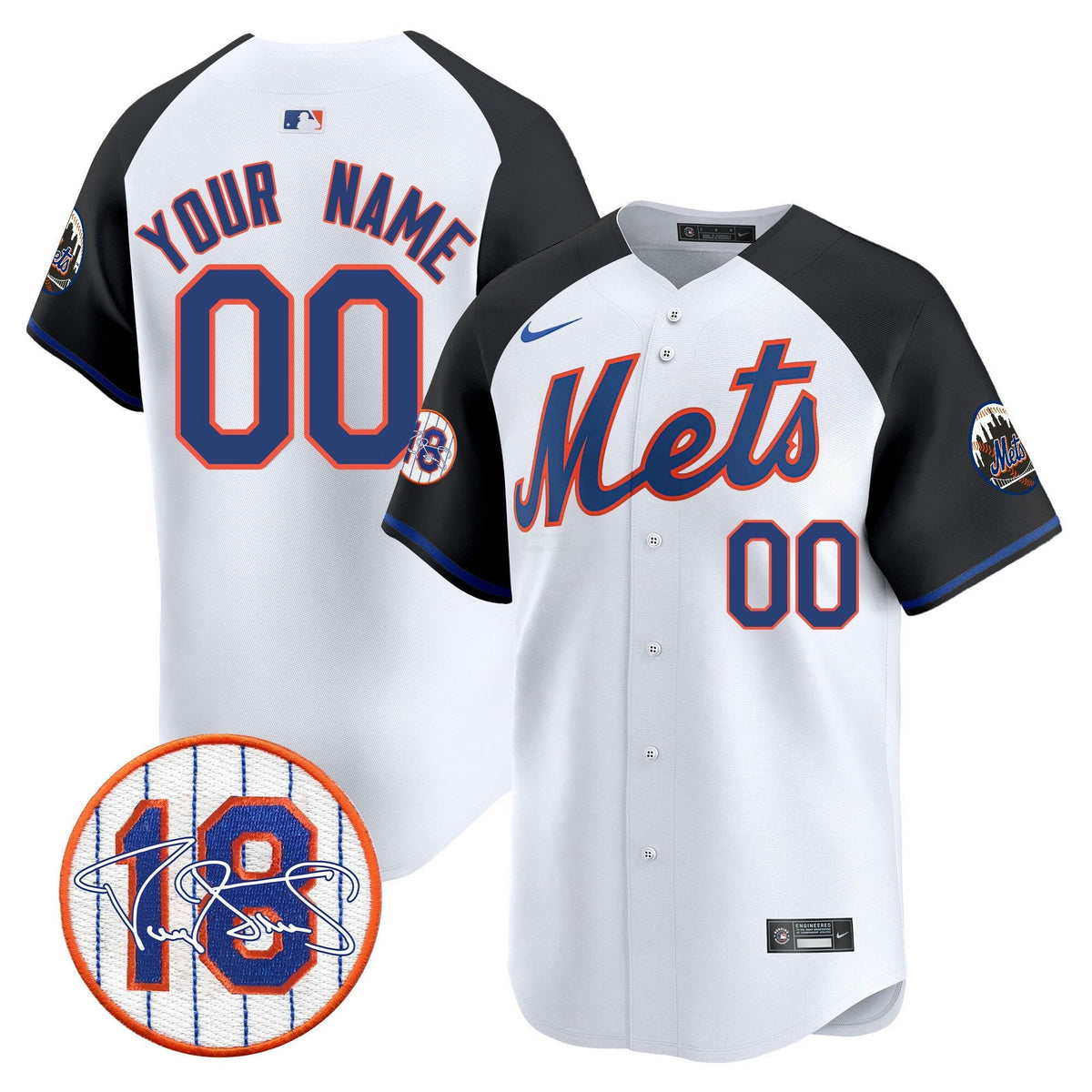 MLB Darryl Strawberry Patch Vapor Premier Limited Jersey