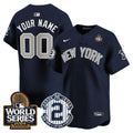 MLB Derek Jeter Patch 2024 World Series Vapor Premier Limited Jersey