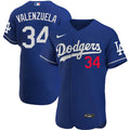 MLB Fernando Valenzuela Flex Base Jersey - Royal Blue