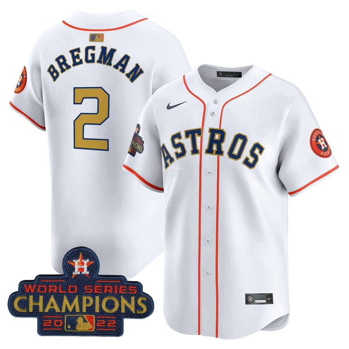 MLB Houston 2022 World Series Champions Vapor Premier Limited Jersey