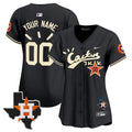 MLB Houston Cactus Jack Patch Vapor Premier Limited Jersey V10 – Stitched