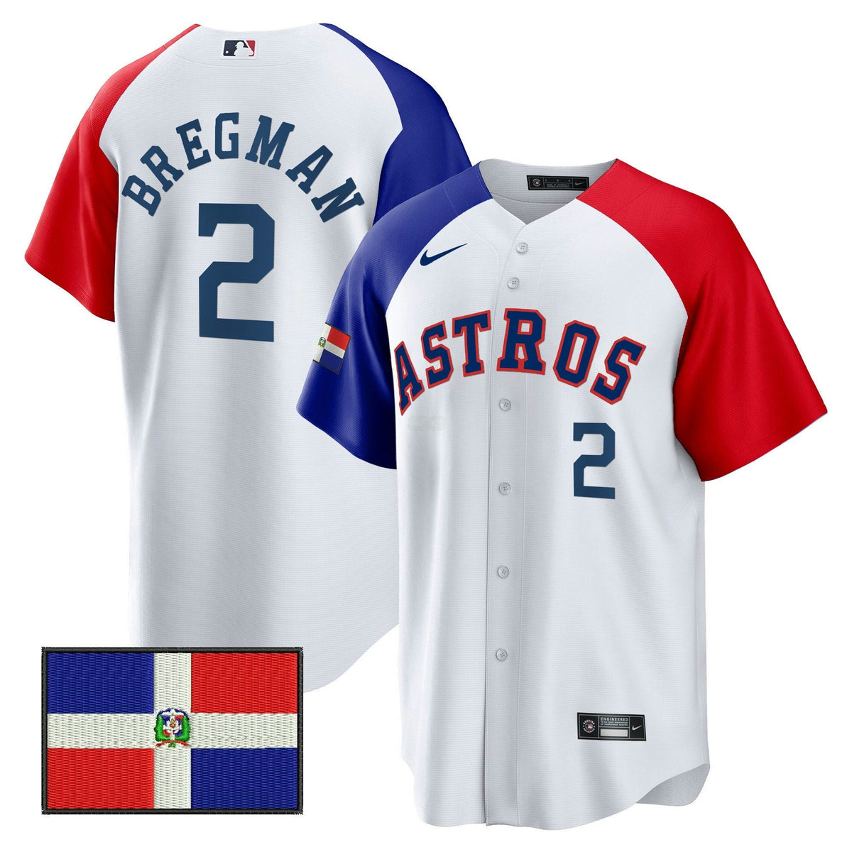 MLB Houston Dominican Republic Flag Jersey