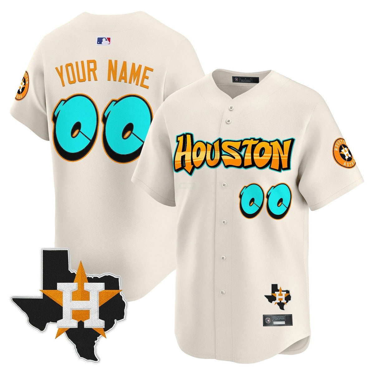 MLB Houston ‘Graffiti H-Town Edition’ Vapor Premier Limited Jersey