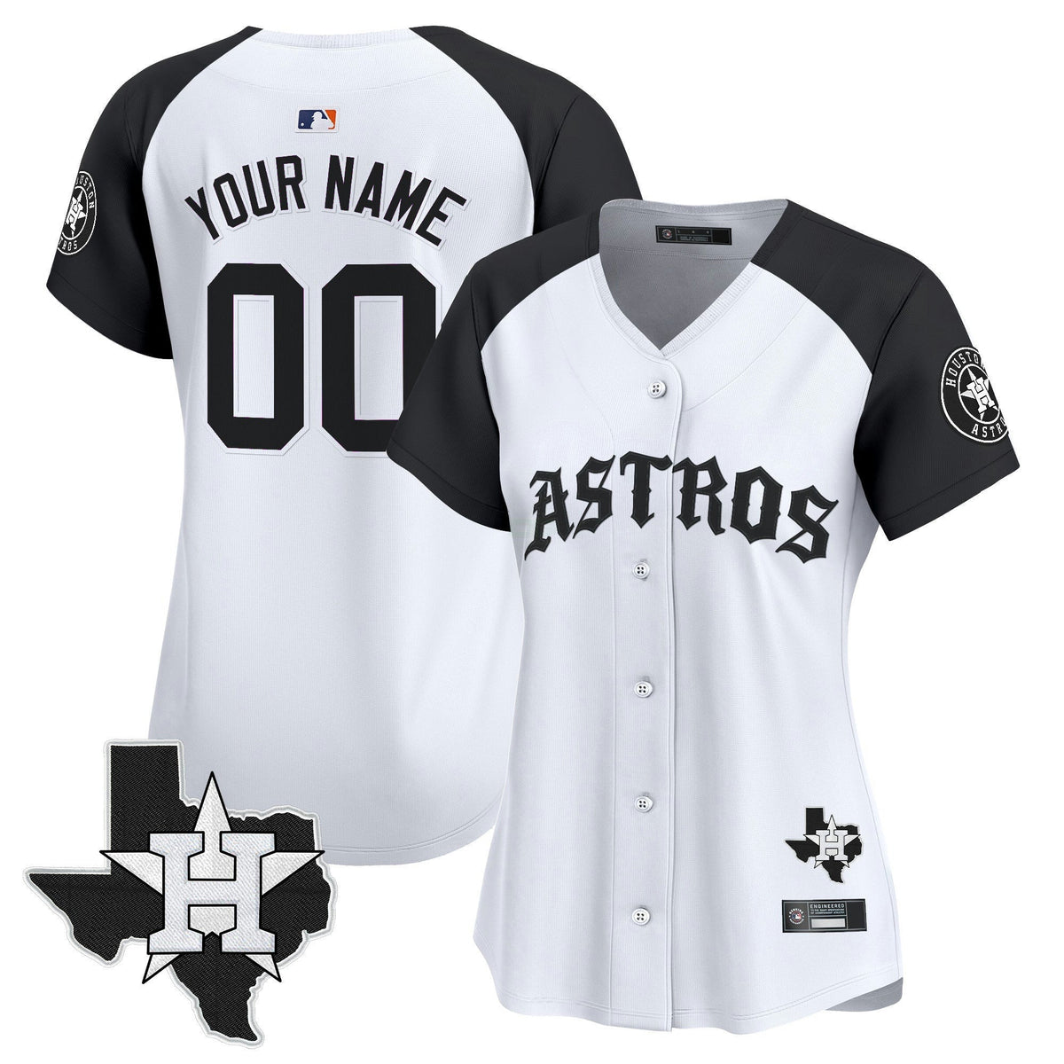 MLB Houston ‘Old English Edition’ Vapor Premier Limited Jersey