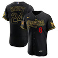 MLB Kobe Bryant Lakers Patch Flex Base Mamba Jersey