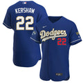 MLB Los Angeles 2020 Championship Gold Trim Flex Base Navy Blue Jersey