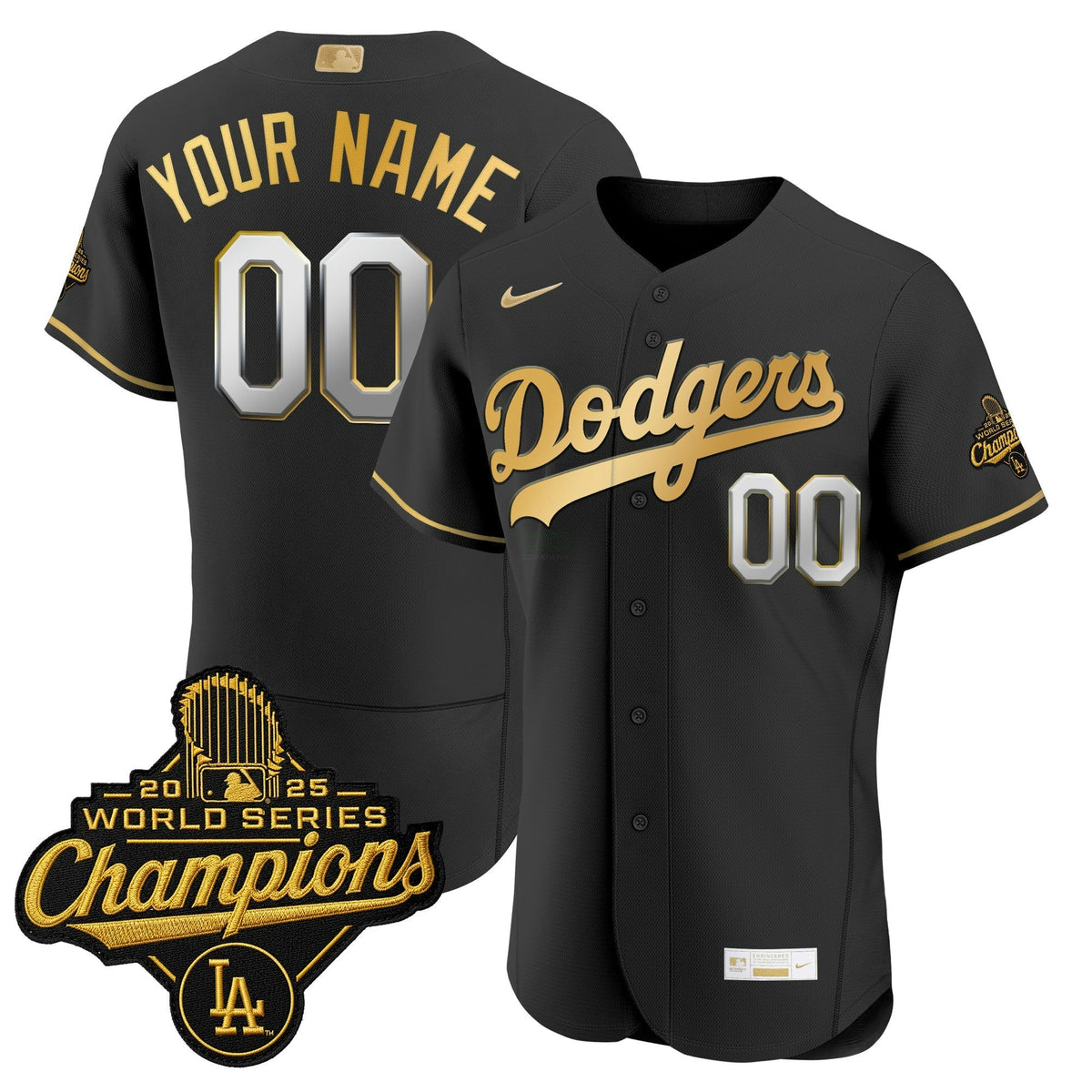 MLB Los Angeles “Gold Collection” Premier Elite Jersey