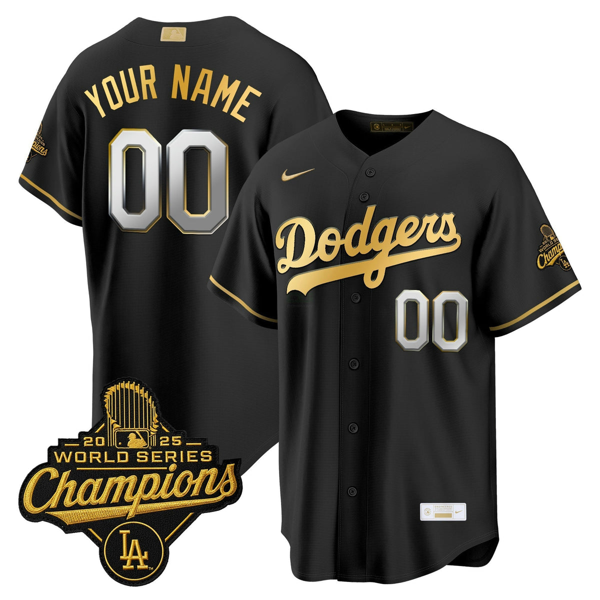 MLB Los Angeles “Gold Collection” Premier Limited Jersey