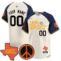 MLB Love Street & Peace Sign Patch Vapor Premier Limited Jersey V3
