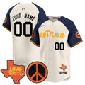 MLB Love Street & Peace Sign Patch Vapor Premier Limited Jersey