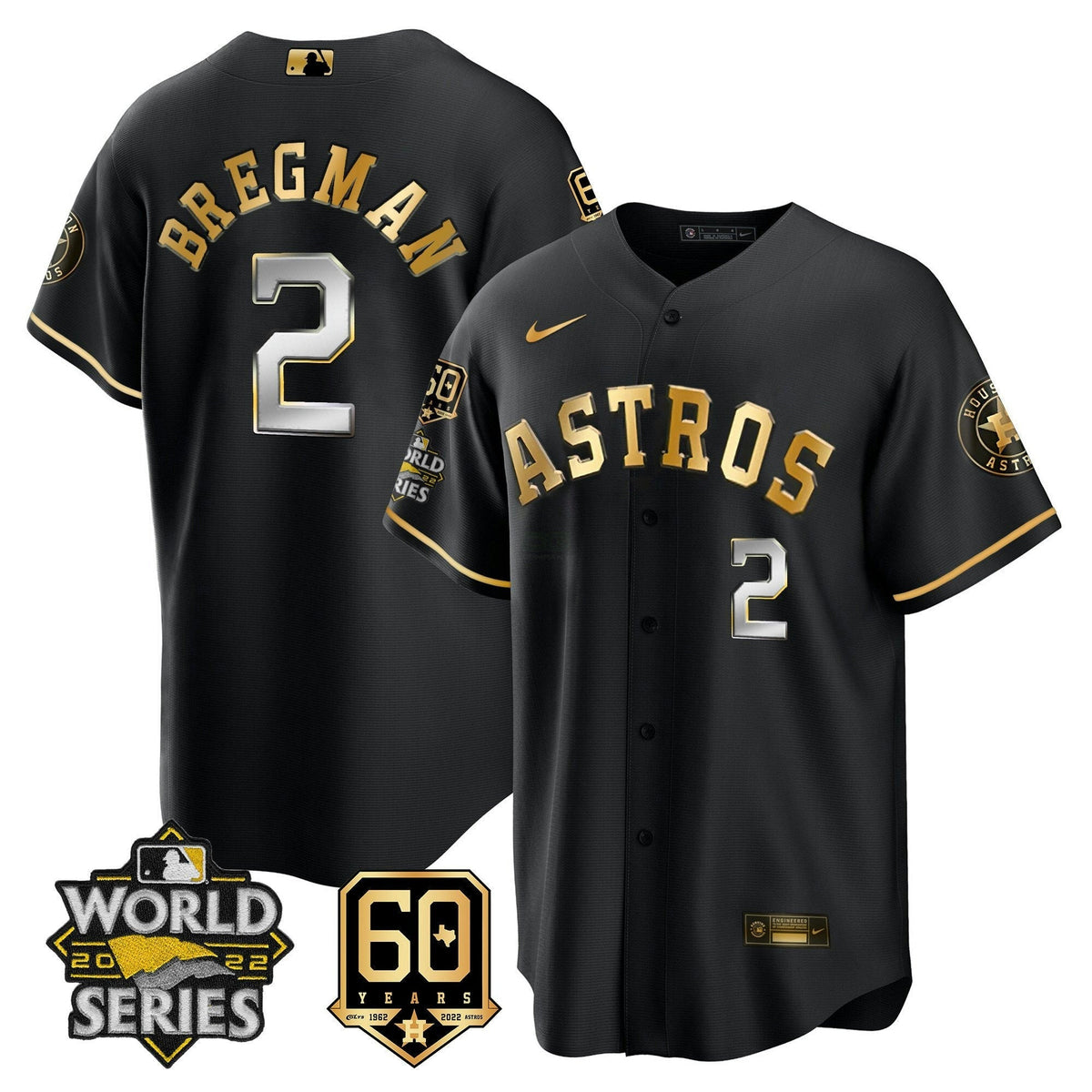 MLB Men’s 2022 World Series & 60th Patch Jersey