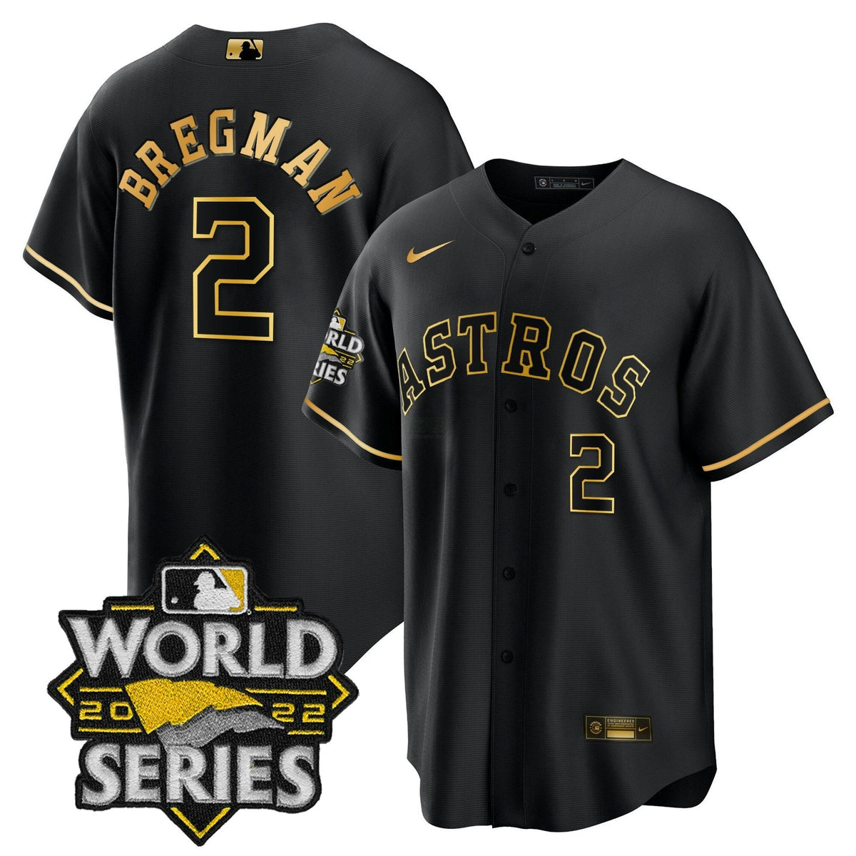 MLB Men’s 2022 World Series Gold Limited Jersey