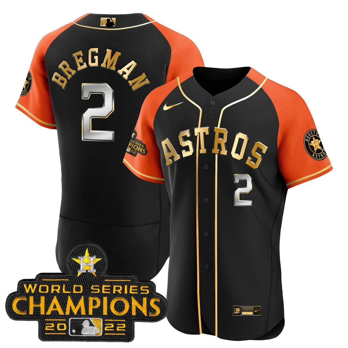 MLB Men’s 2023 Gold Alternate Flex Base Jersey