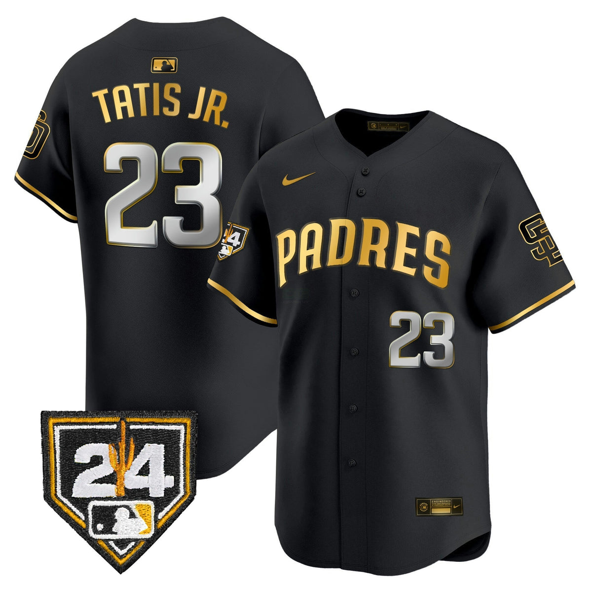 MLB San Diego Padres Men’s 2024 Spring Training Patch Vapor Premier Limited Jersey