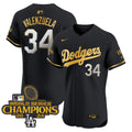 MLB Men’s 2024 World Series Champions Gold Trim Vapor Premier Elite Jersey V3
