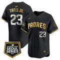 MLB San Diego Padres Men’s 2024 World Tour Seoul Series Patch Vapor Premier Limited Jersey