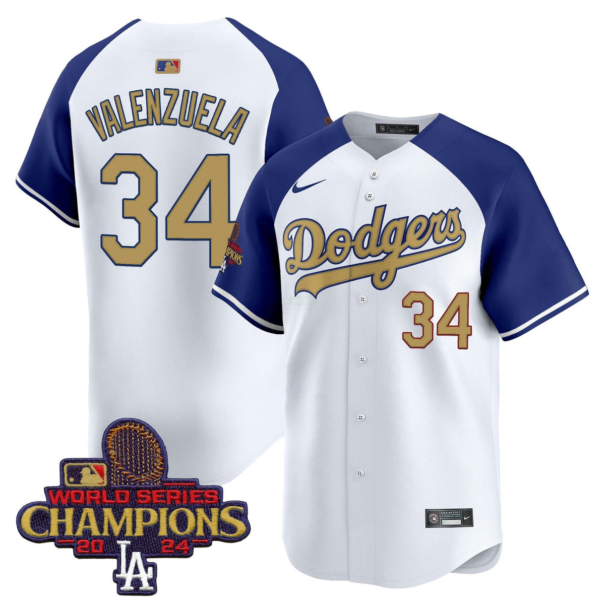 MLB Men’s 2025 Gold Vapor Premier Limited Jersey