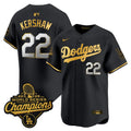MLB Men’s 2025 World Series Champions Patch Gold Trim Vapor Premier Limited Jersey